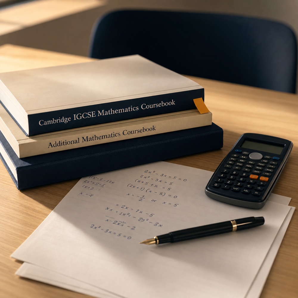 Moving into IGCSE is a structure change, not just a harder textbook